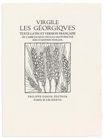 Maillol, Aristide, illus. (1861-1944) & Virgil (70-19 BCE) Les Géorgiques.